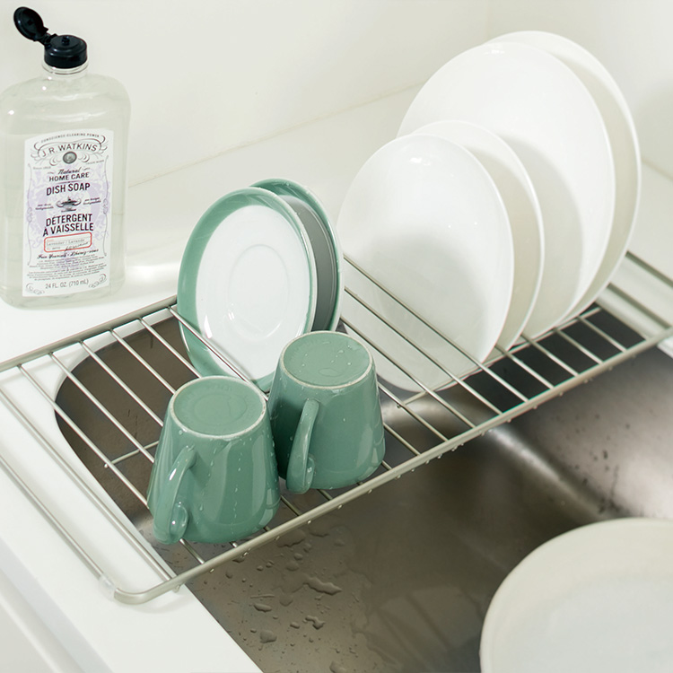 ファビエ フッ素コートキッチンワイヤー シンク水切りラック