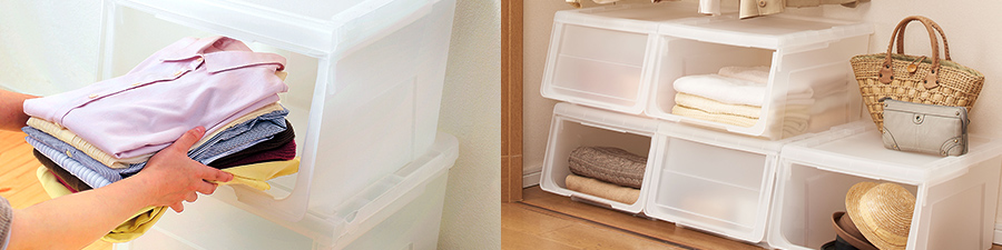 カバクロを活用して収納の一時置き場を作る