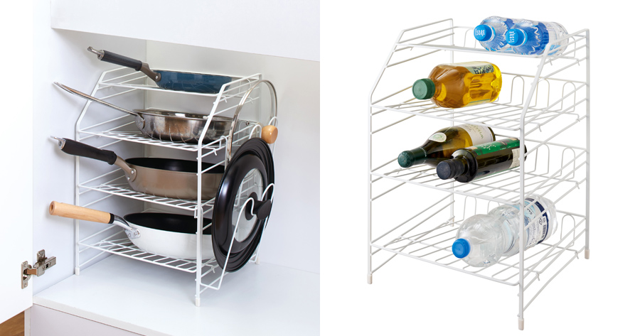 天馬公式 フライパン収納アイデア 立てる 重ねる 吊るす 収納でキッチンを快適に の通販 収納用品ならテンマフィッツワールド
