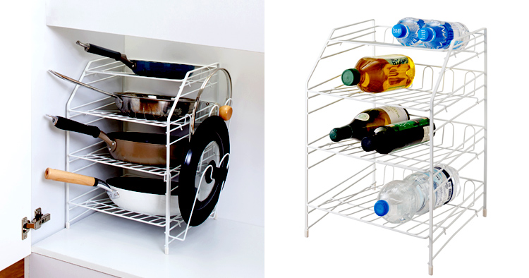 天馬公式 フライパン収納アイデア 立てる 重ねる 吊るす 収納でキッチンを快適に の通販 収納用品ならテンマフィッツワールド