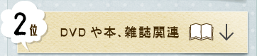 2位 DVDや本、雑誌関連