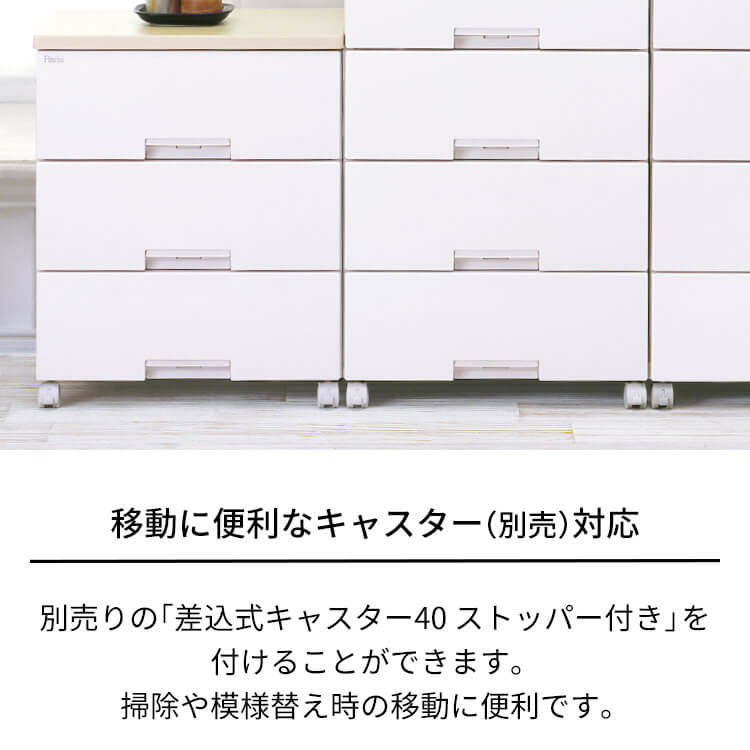 【美品】天馬フィッツプラス F7503 別売差込式キャスター40付